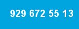 929 672 55 13 929 672 55 13